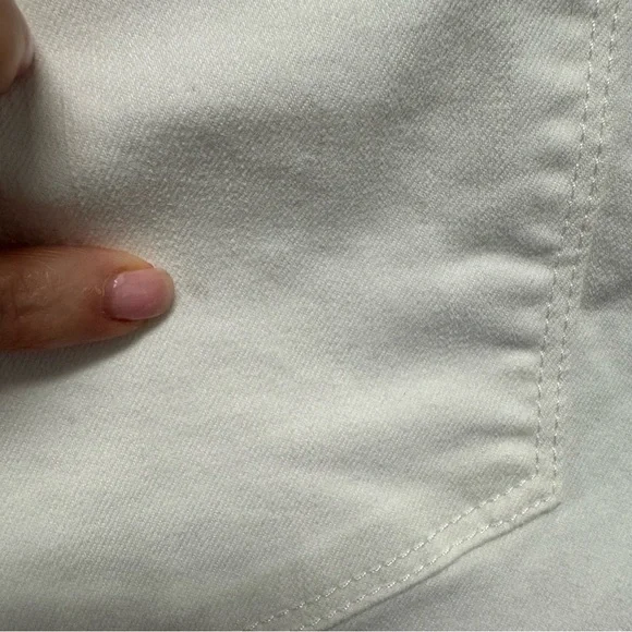 NWT Soft Surroundings Pull On Skinny Ultimate Denim Crop Hem Detail Size L 14/16 - Picture 6 of 16